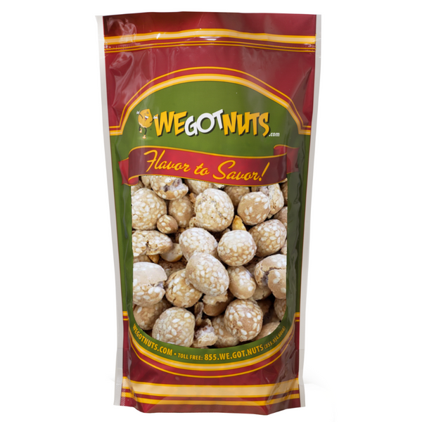 Sesame Kubakim — Crunchy Sesame-Coated Peanut Snack – We Got Nuts