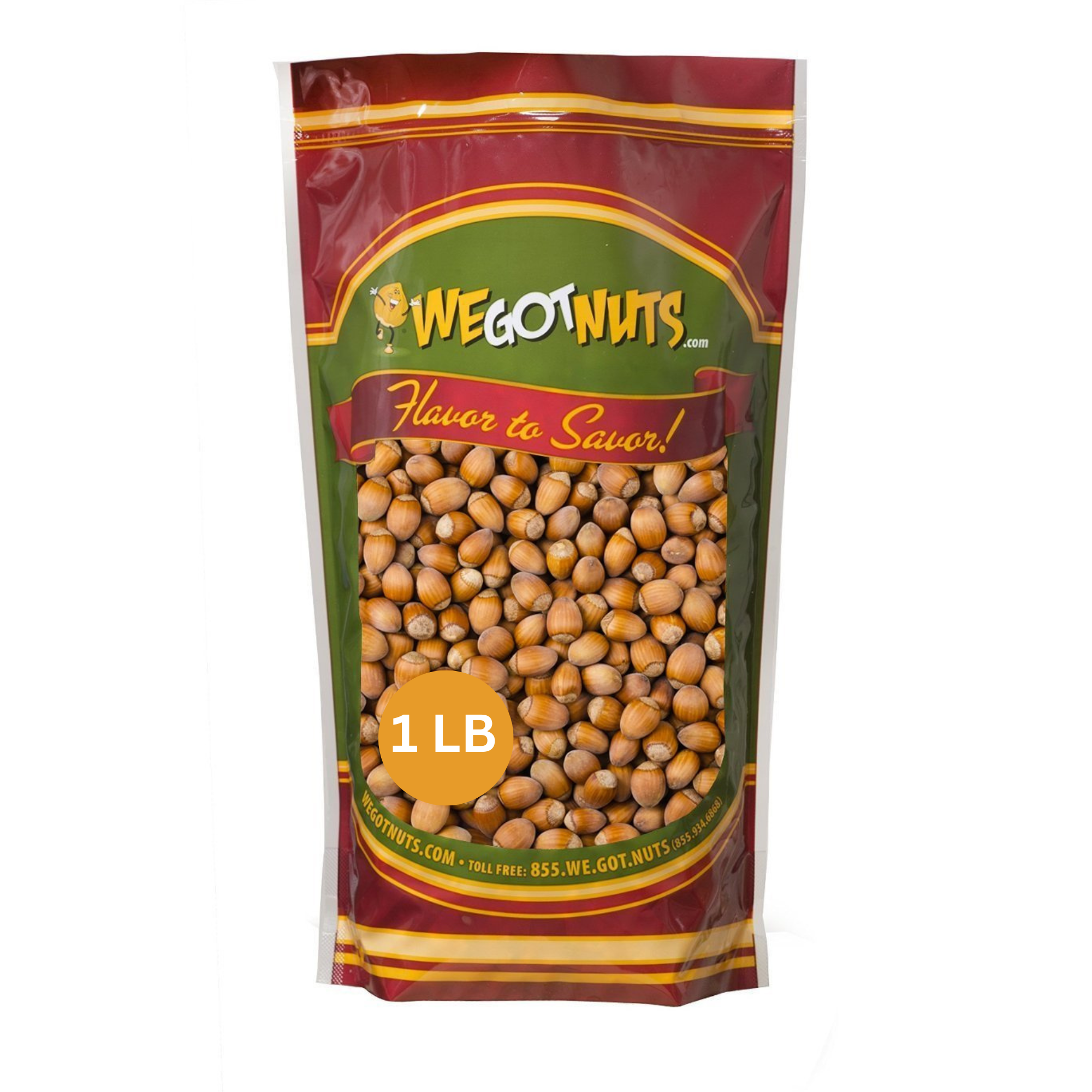 Hazelnuts (Filberts) In Shell, Raw