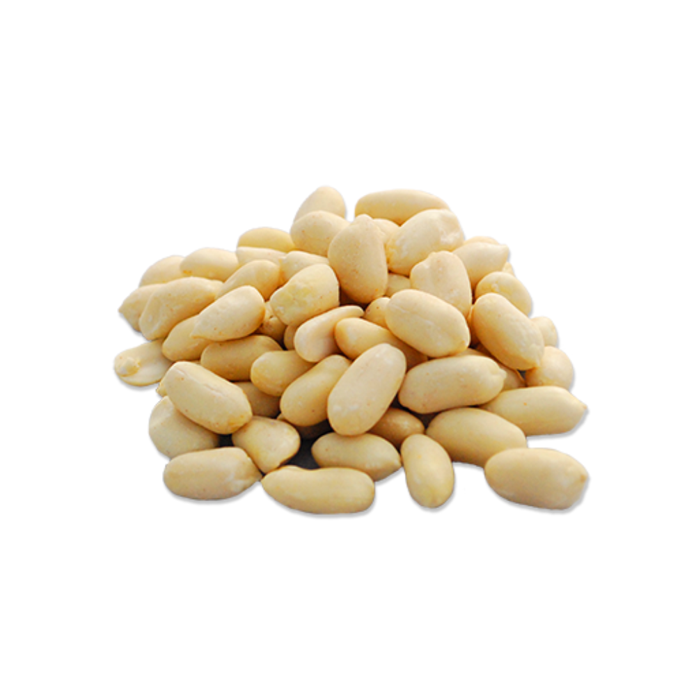 Dry Roasted Salted Blanched Peanuts — Crunchy, Skin-Free Peanut Snack, Classic Savoury Flavor
