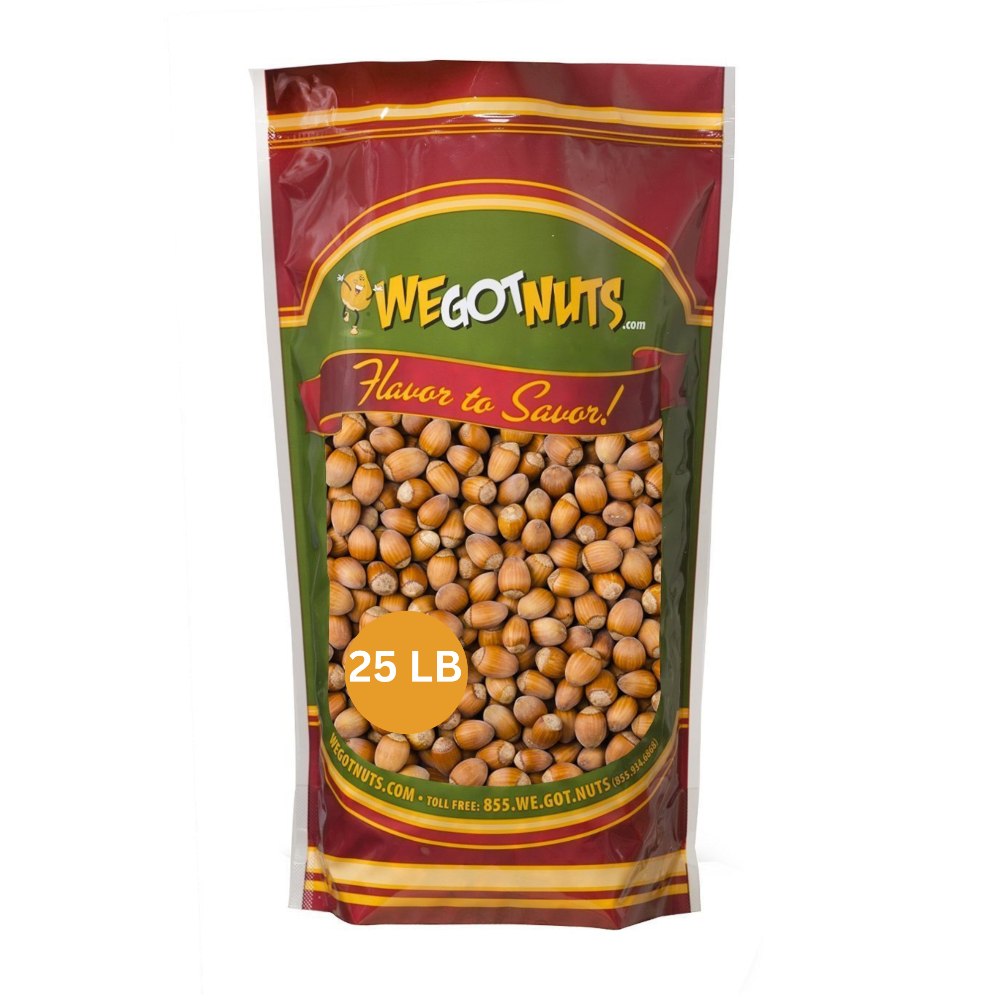 Hazelnuts (Filberts) In Shell, Raw