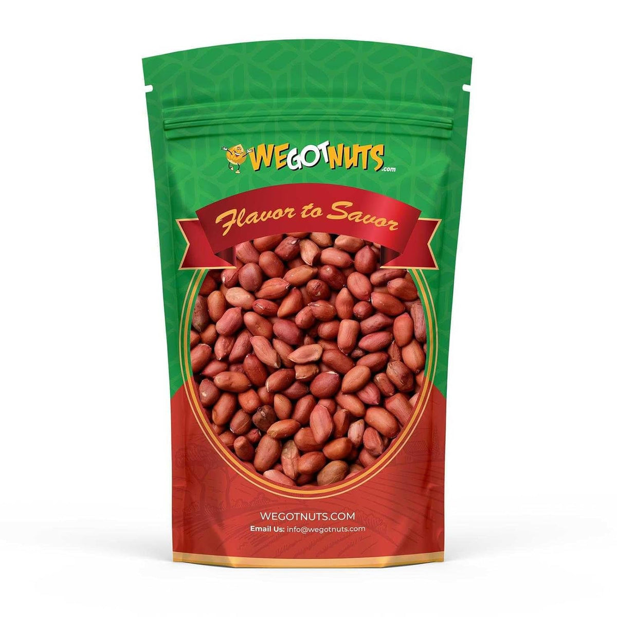 Raw Redskin Peanuts — Natural Peanut Snack with Skin On, Healthy baking, Premium Shelled Peanuts