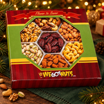 2 LBS Seven Section Gift Tray of Heavenly Nuts