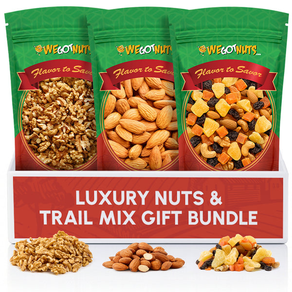 Snackademia: Back-to-School Brain Fuel Kit - Raw almonds, raw walnuts, trail mixes