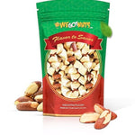 Shelled Roasted Salted Brazil Nuts Halves and Pieces,