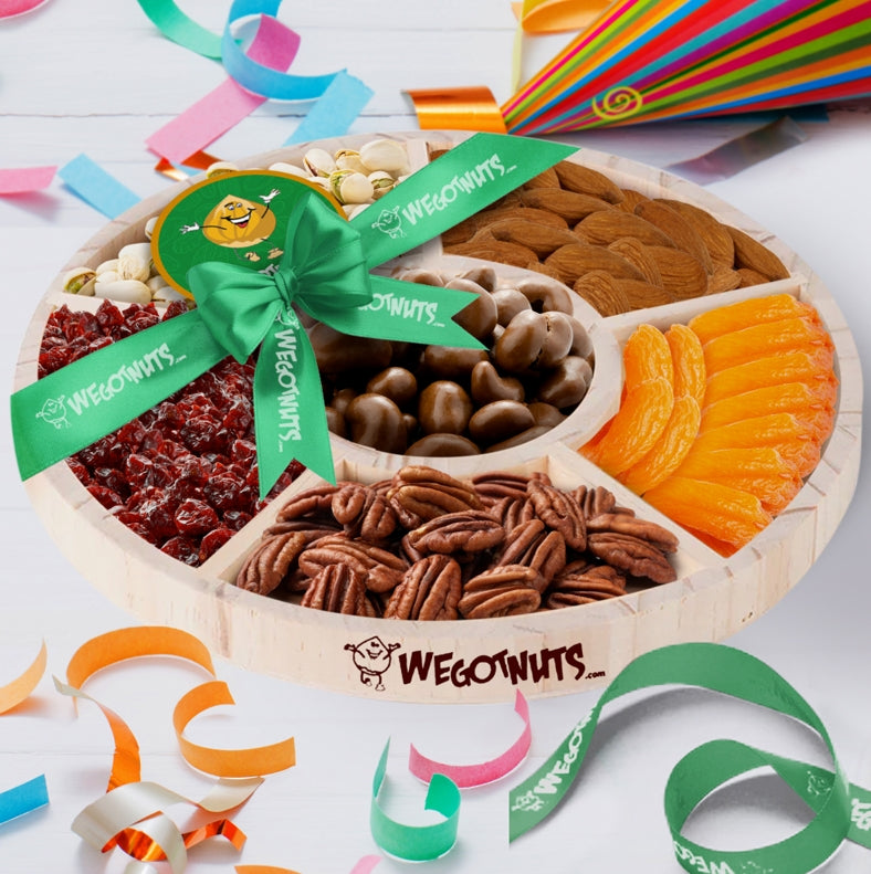 The Birthday Bliss Box: Gourmet Nut & Fruit Celebration Mix