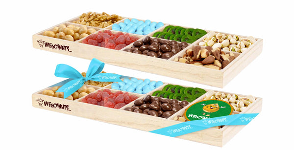 The Bundle of Joy: Baby Boy Shower Nut & Fruit Delight