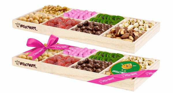 The Pink Petal Cradle: Baby Girl Shower Nut & Fruit Delight