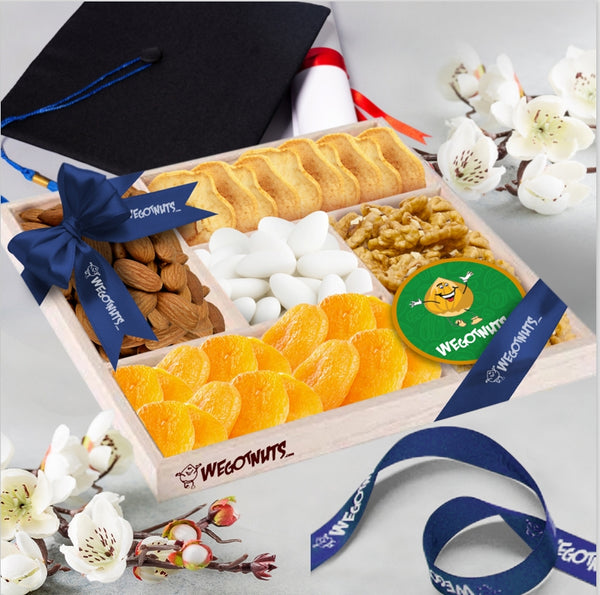 The Box of Achievement: Graduation Nut & Fruit Celebration Set