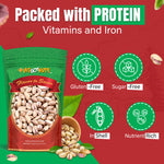 Roasted Salted Antep Turkish Pistachios — Crunchy Savory and Rich Flavor Snack, Air-Tight Resealable bag, Crispy freshness, Premium Quality Kosher, Natural & Healthy – Whole & Salted