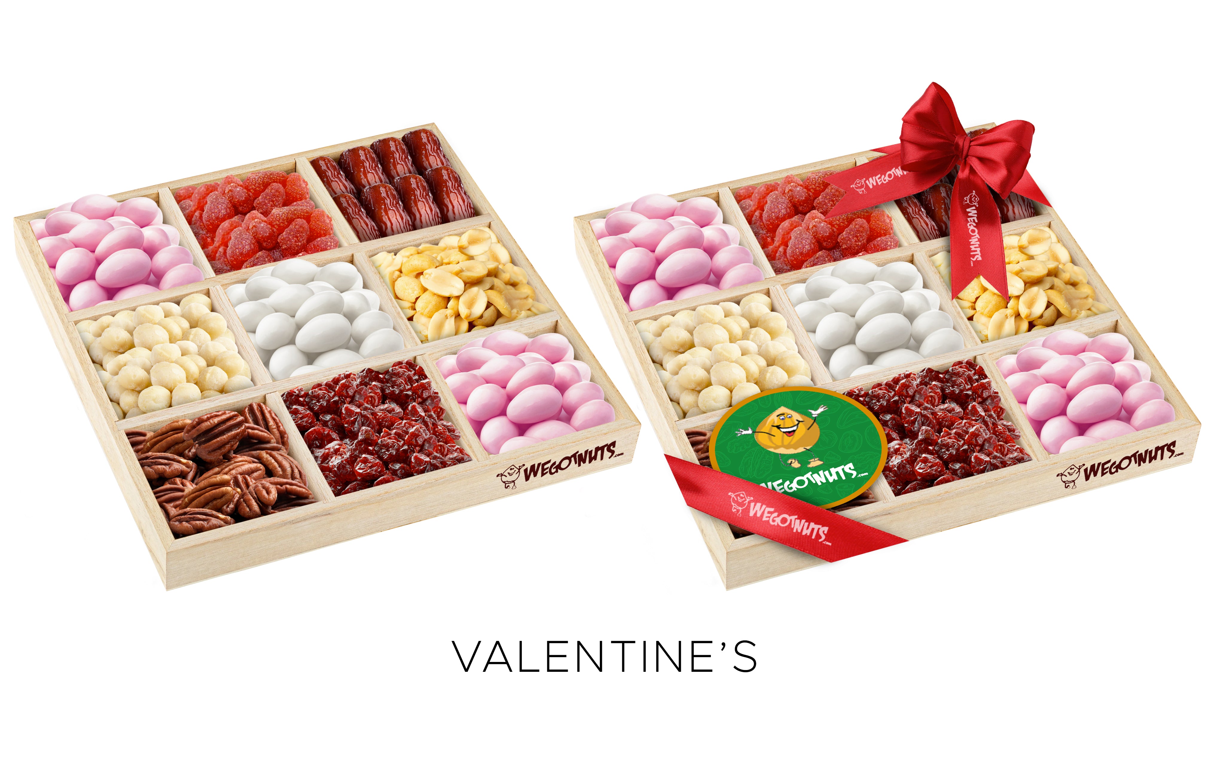 The Box of Romance: Valentine’s Nut & Fruit Celebration Set