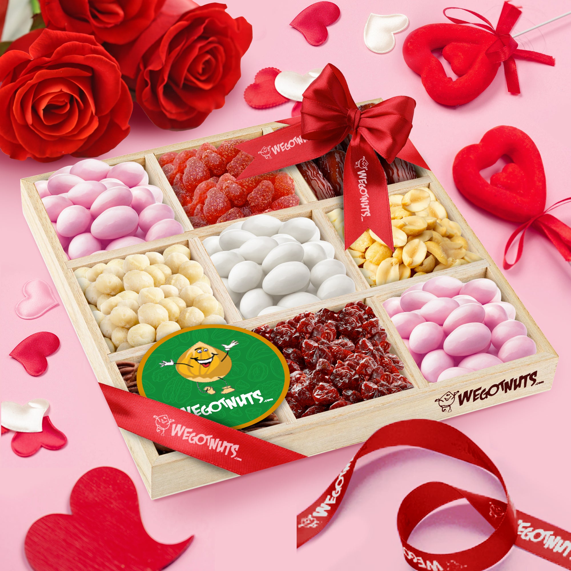 The Box of Romance: Valentine’s Nut & Fruit Celebration Set