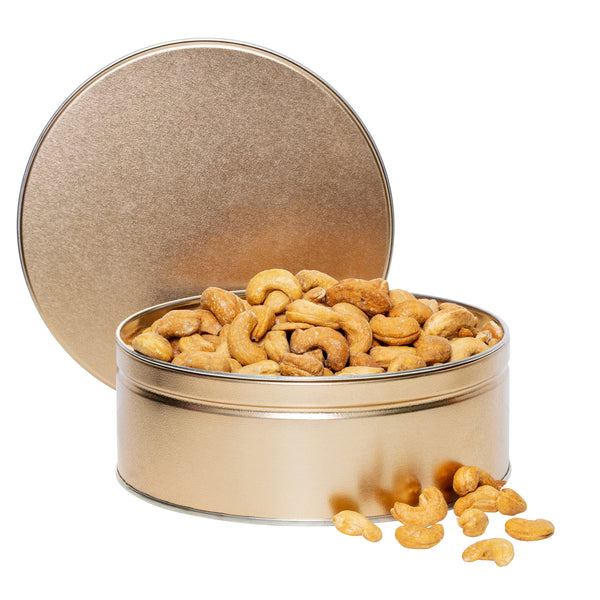 Roasted Salted Cashews Gift Tin (2 lbs.)