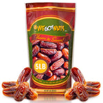 Pitted Dates No Added Sugar, Non GMO, Kosher Certified, Healthy Snack for Kids & Adults .