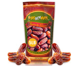 Pitted Dates No Added Sugar, Non GMO, Kosher Certified, Healthy Snack for Kids & Adults .