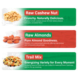 Nuts About Gains: Gym-Bro Bulk Pack - Raw almonds, Cashews, Trail mixes