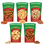 Almonds roasted unsalted - cashews roasted unsalted -pecans roasted unsalted - macadamia roasted unsalted -filberts roosted unsalted