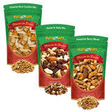 Netflix & Chill Box: Oriental rice cracker mix, Sweet & Salty mix, and Pistachio Berry Blend
