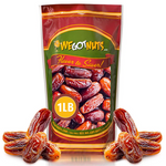 Pitted Dates No Added Sugar, Non GMO, Kosher Certified, Healthy Snack for Kids & Adults .
