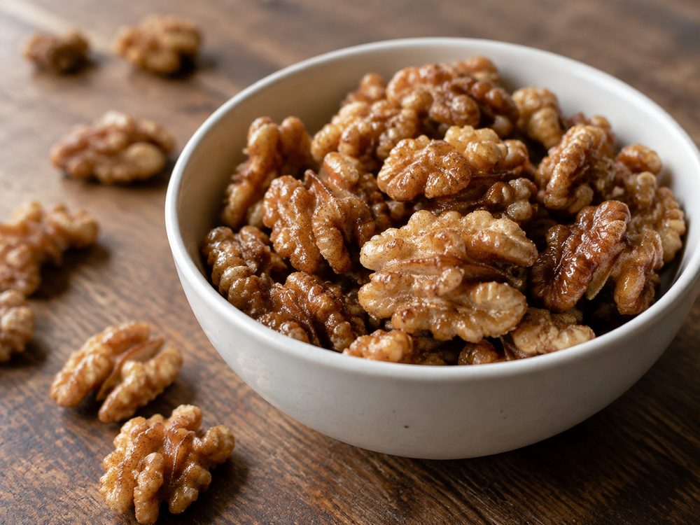 Sample photo of the finished dish: Cardamom Candied Walnuts