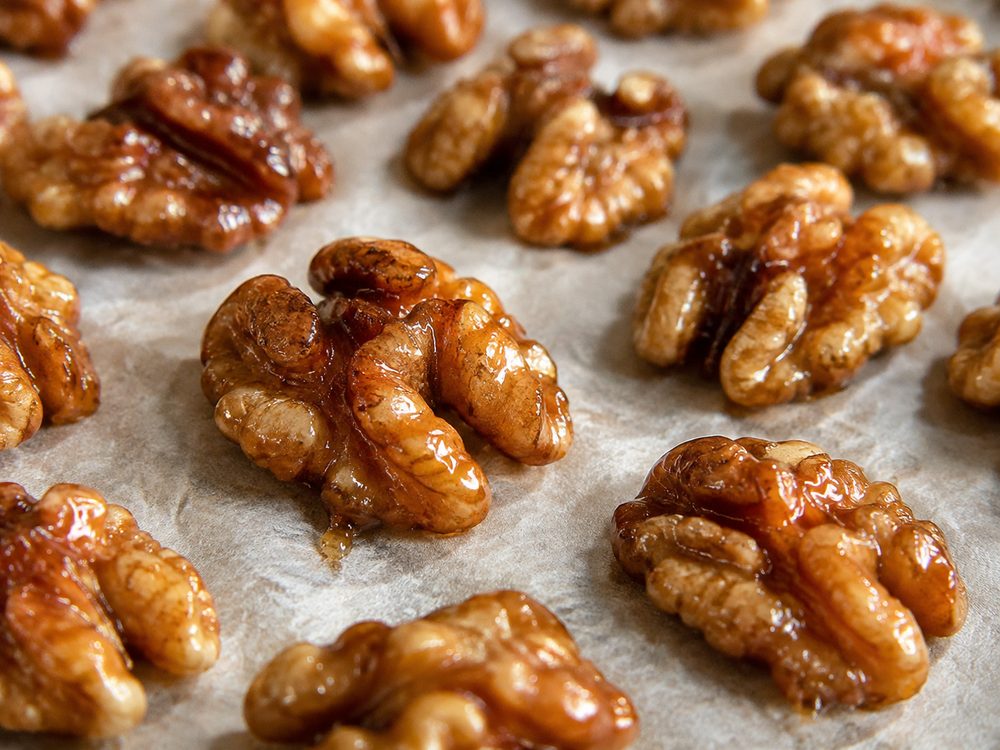 Sample photo of the finished dish: Crispy Glazed Walnuts with Cinnamon Salt