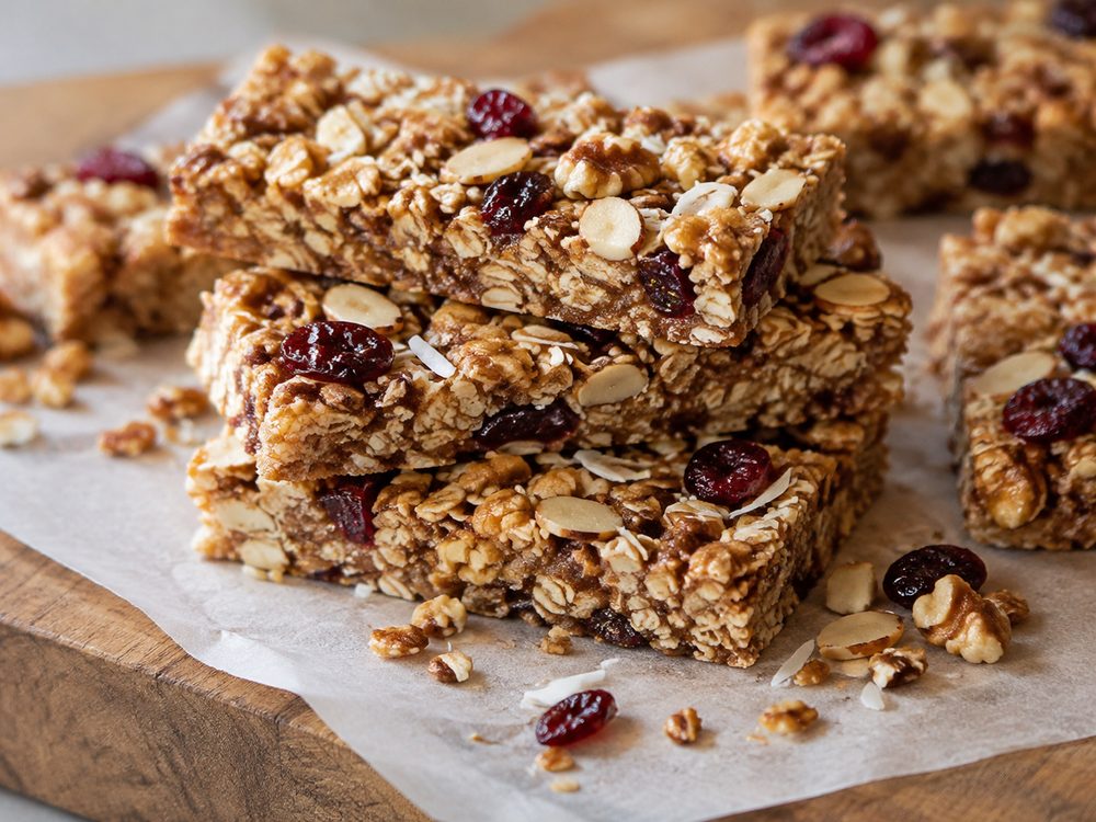 Sample photo of the finished dish: Crispy Honey-Pecan Granola Bars