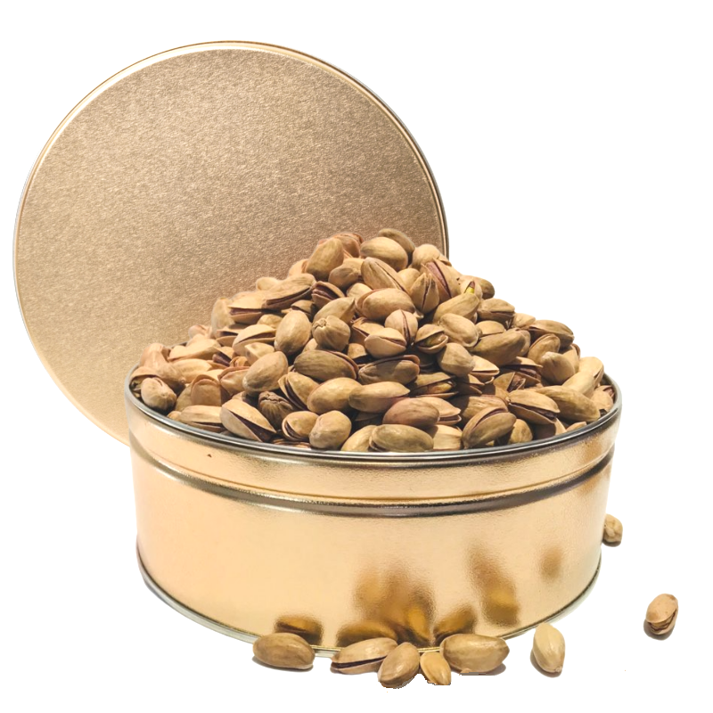 Roasted Salted Antep Turkish Pistachios Gift Tin (2 lbs.)