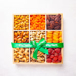 Holiday Mixed Nuts & Fruit Square Gift Tray