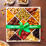 Holiday Mixed Nuts & Fruit Diamond Gift Tray