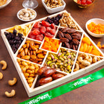 Holiday Mixed Nuts & Fruit Diamond Gift Tray