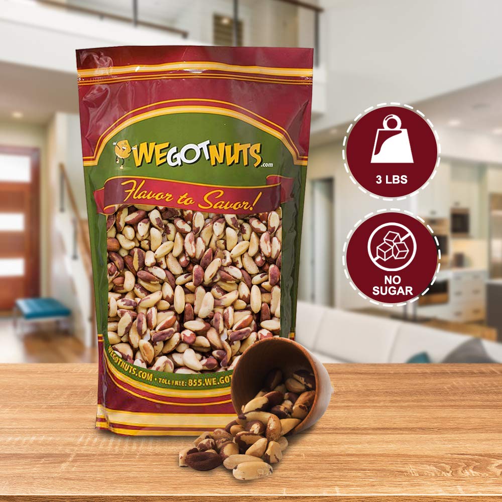 Raw Brazil Nuts for Sale - Organic Raw Brazil Nuts Bulk – We Got Nuts Brazil nuts near me