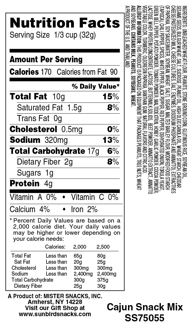 Hot Cajun Snack Mix.