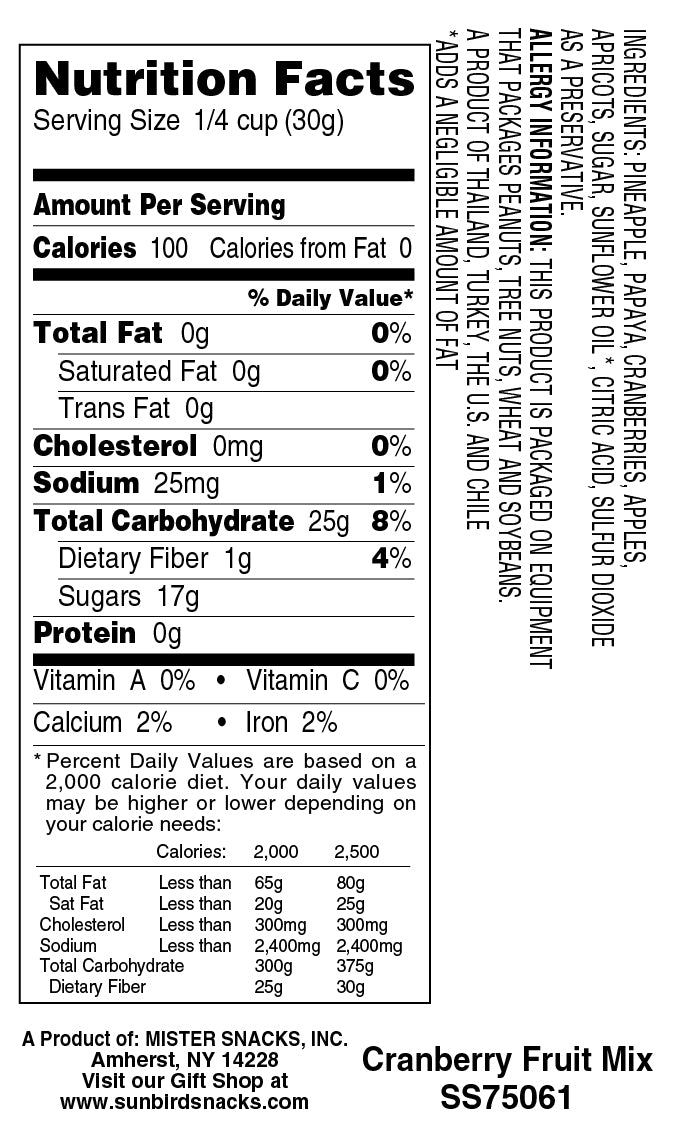 Cranberry Fruit Mix