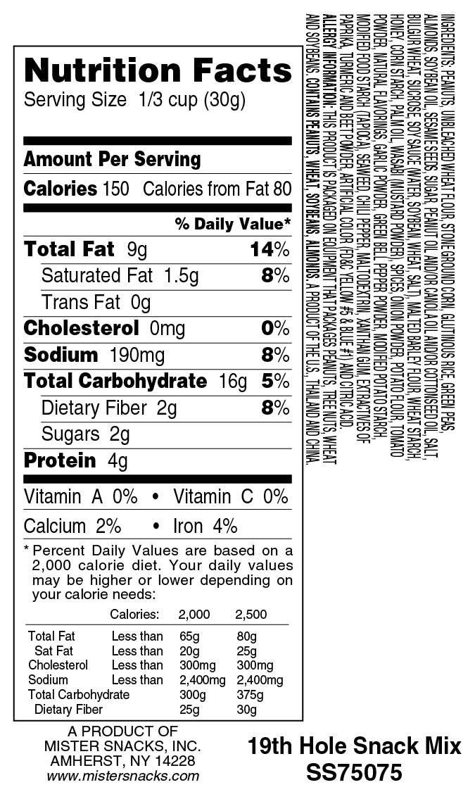 19th Hole Snack Mix