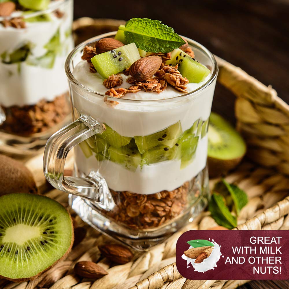 Raw California almonds natural shelled