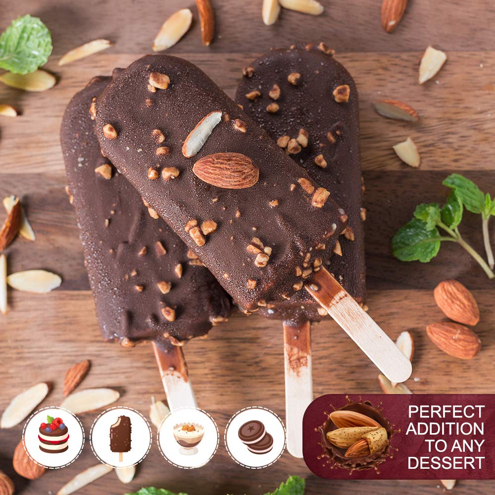 Raw California almonds natural shelled