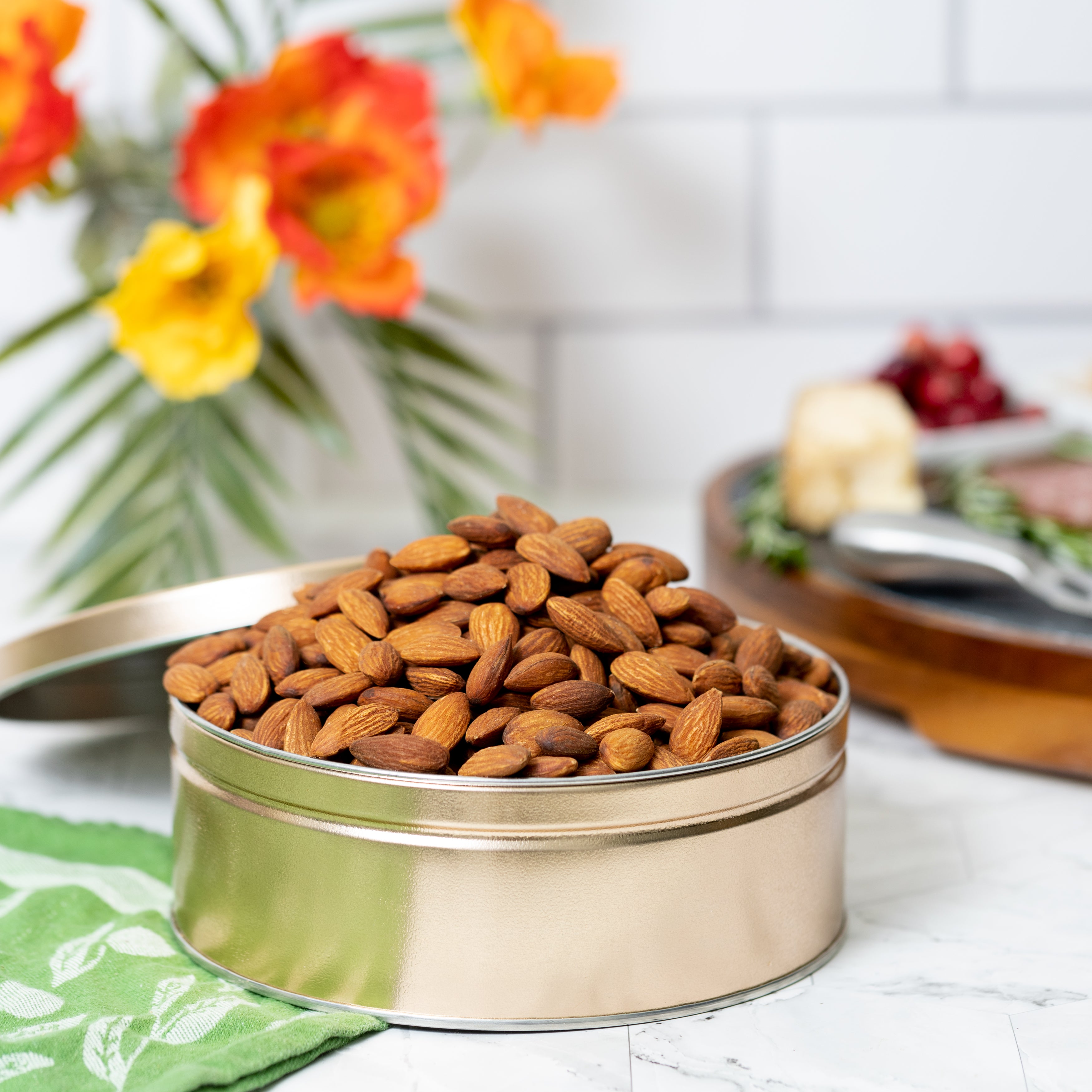 Shelled Raw Almonds Gift Tin (2 lbs.)