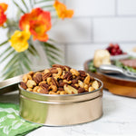 Shelled Fancy Raw Mixed Nuts Gift Tin (2 lbs.) — Premium Nut Blend for Snacking and Gifting, Wholesome Raw Nut Blend, Crunchy and Natural