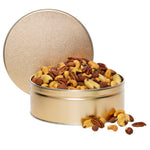 Shelled Fancy Raw Mixed Nuts Gift Tin (2 lbs.) — Premium Nut Blend for Snacking and Gifting, Wholesome Raw Nut Blend, Crunchy and Natural