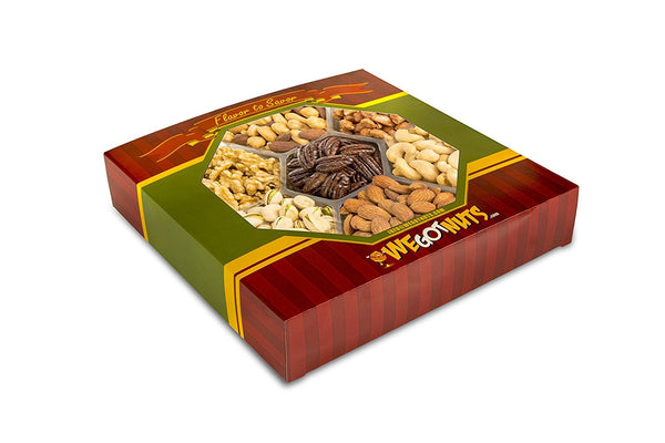 2 LBS Seven Section Gift Tray of Heavenly Nuts