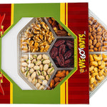2 LBS Seven Section Gift Tray of Heavenly Nuts