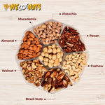 Almonds, Brazil Nuts, Cashews, Macadamia, Pecans, Pistachio, & Walnuts Gift Tray